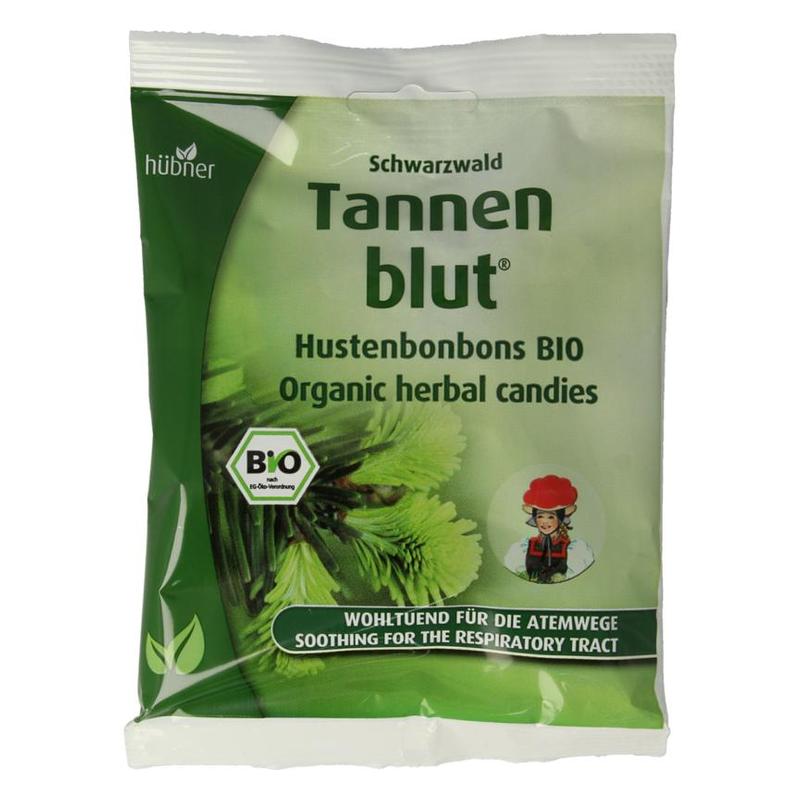 Hubner Hubner Tannenblut Hoestbonbons Bio - 75gr