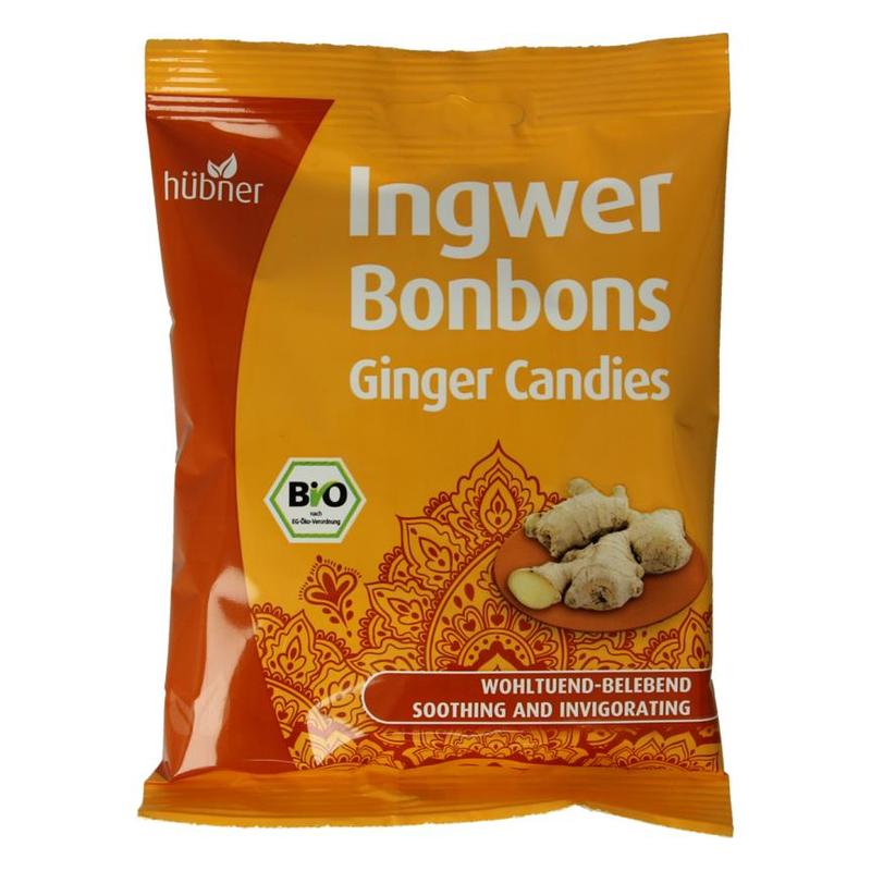 Hubner Hubner Gember Bonbons Bio - 70gr