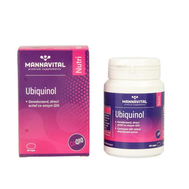 Mannavital Mannavital Ubiquinol co-enzym Q10 50mg - 60cp