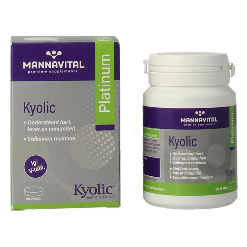 Mannavital Mannavital Kyolic Platinum - 60tb
