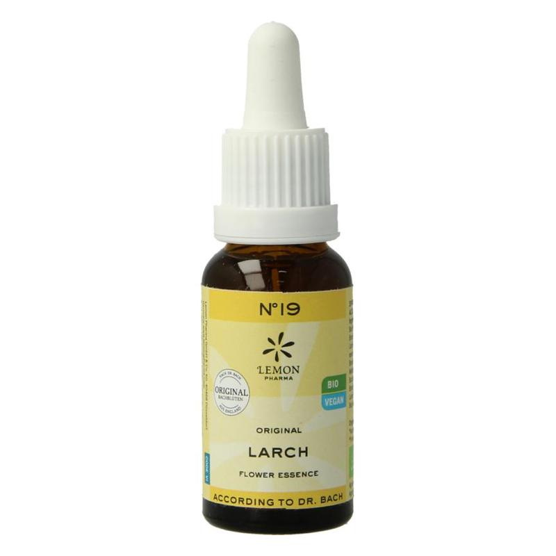 Lemon pharma Lemon Pharma Bach bloesem No. 19 Larch BIO - 20 ml - 20ml