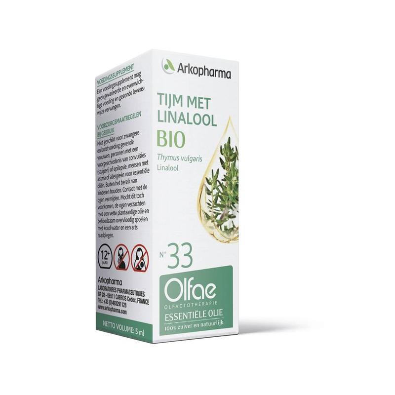 Olfactotherapie OLFACTOTHERAPIE 33 Tijm met Linalool - 5ml