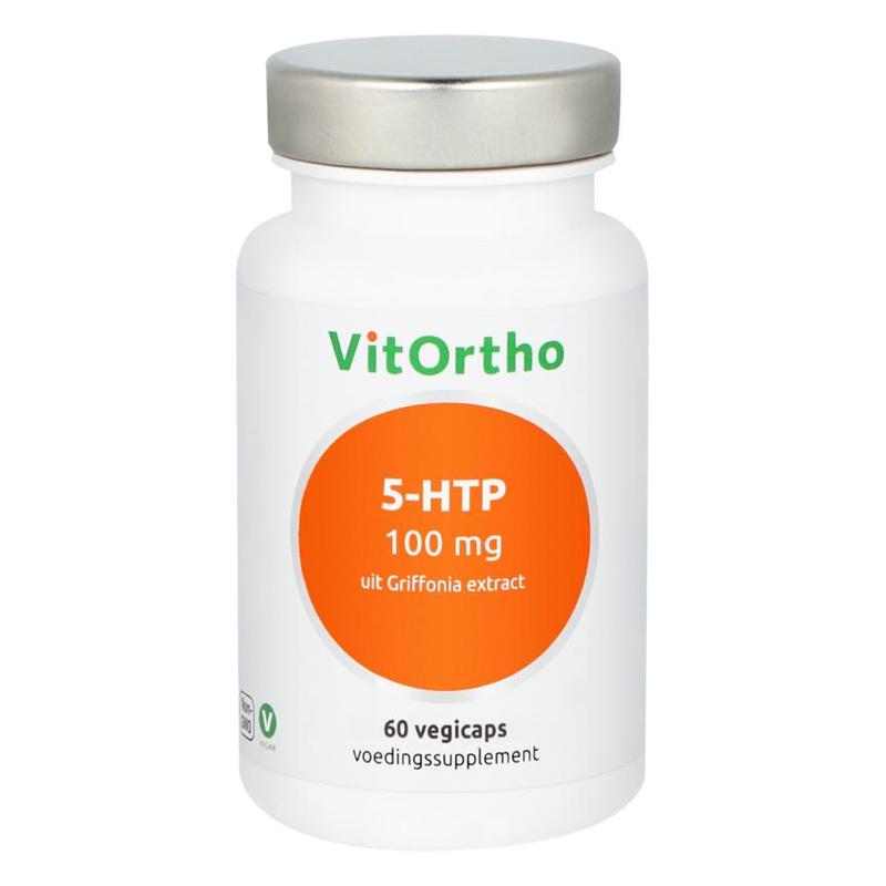 Vitortho VitOrtho 5-HTP 100mg uit Griffonia Extract - 60vcp