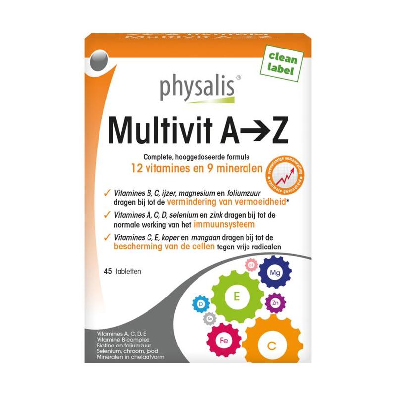 Physalis Physalis PH Multivit A - Z 45 tab - 45tb