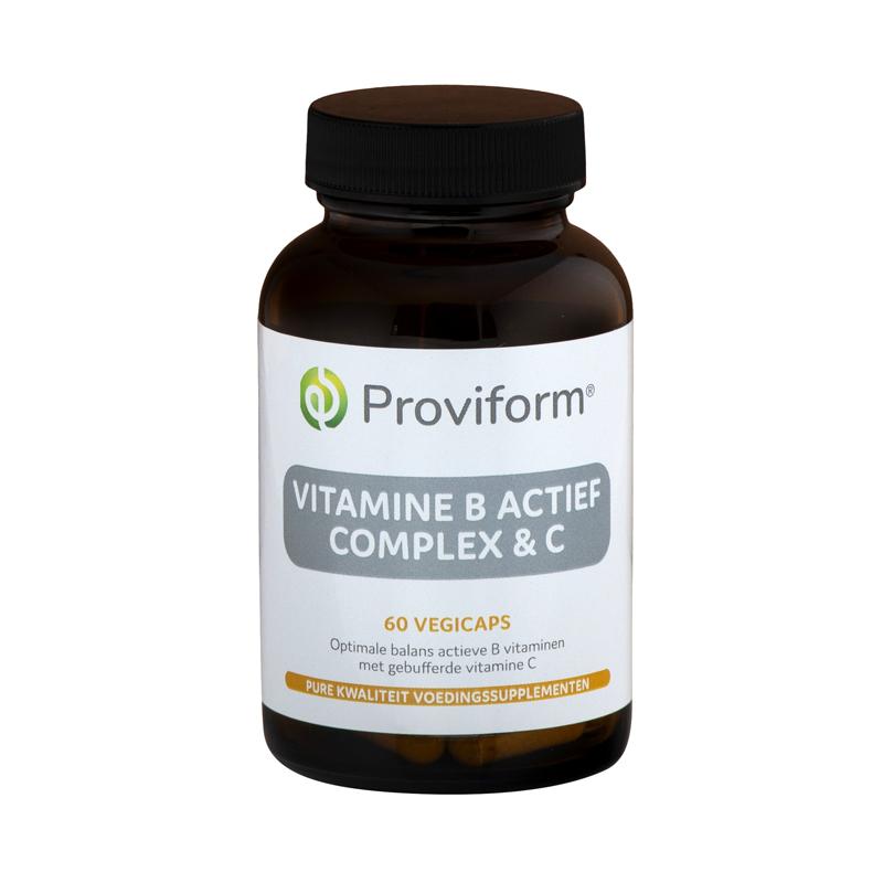 Proviform Proviform Vitamine B-Actief Complex & C 60vcaps - 60vcp