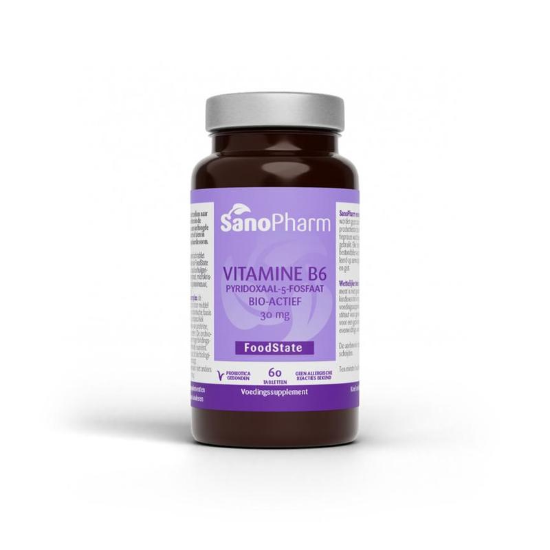 Foodstate FoodState Vitamine B6 Pyridoxaal 5 fosfaat  Bioact - 60tb