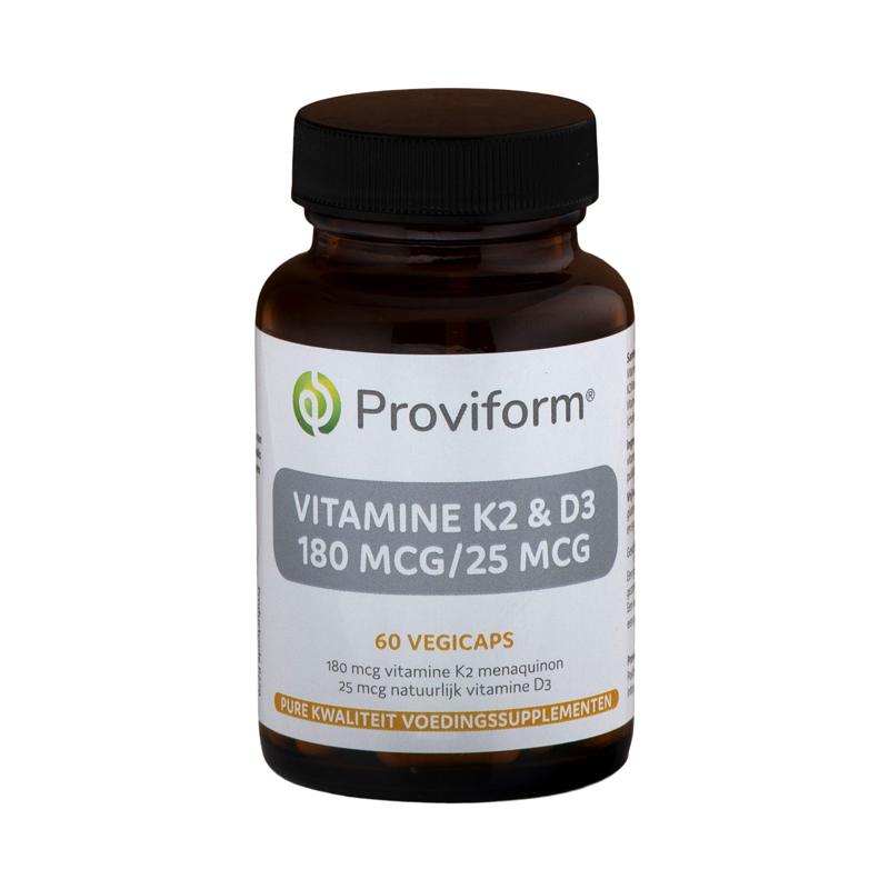 Proviform Proviform Vitamine K2 - 180 mcg & D3 - 25 mcg 60vc - 60vcp