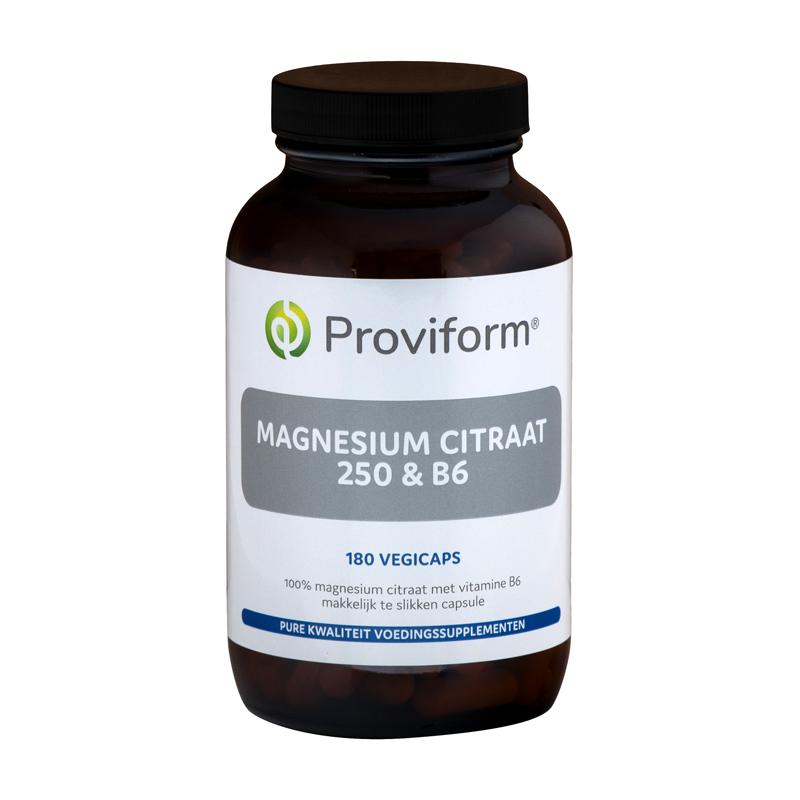 Proviform Proviform Magnesium Citraat 250 en B6 180vcaps - 180vcp