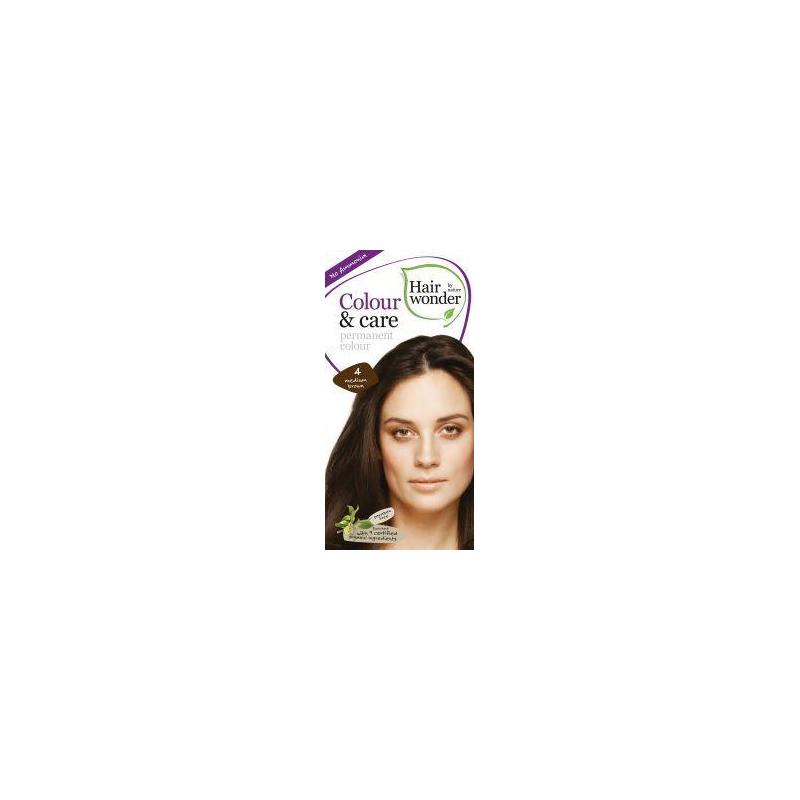 Hairwonder HAIRWONDER Colour & Care Medium brown 4 - 100ml