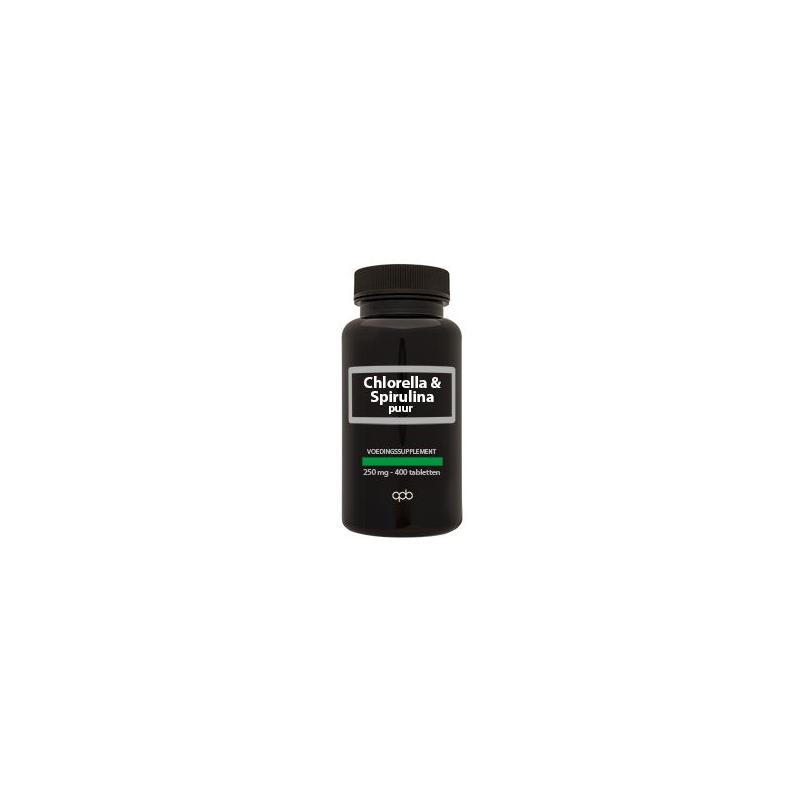 Apb holland APB Holland Chlorella & Spirulina 250 mg puur - 400tb