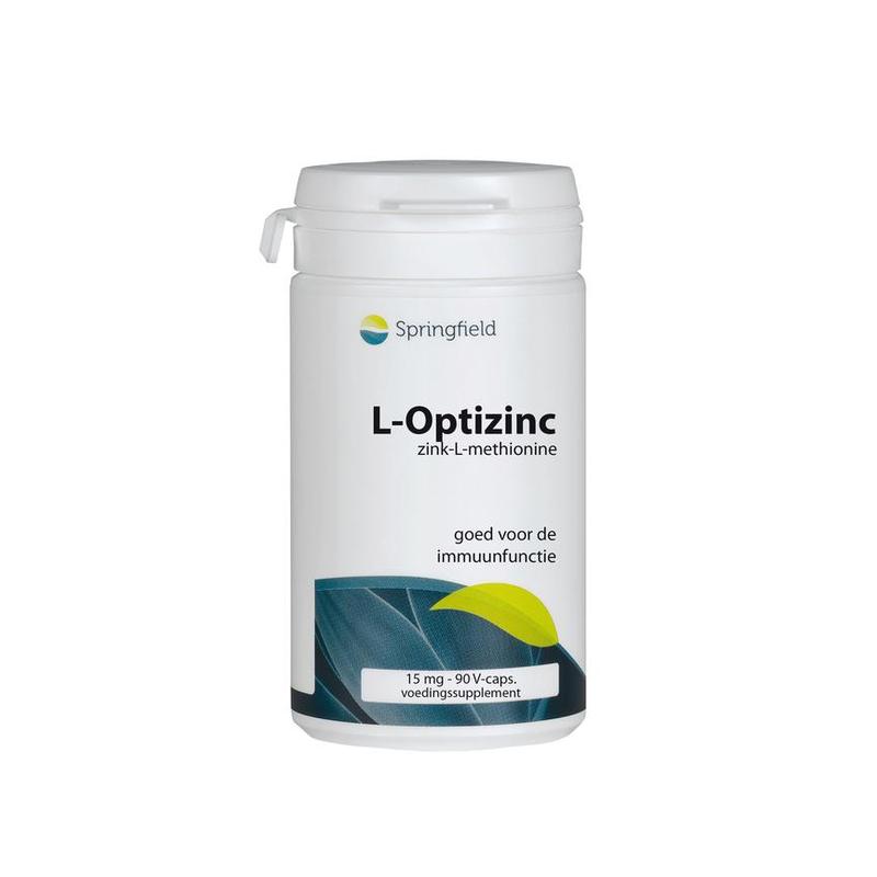 Springfield Springfield L-Optizinc Zink-L-Methionine 15mg zink - 90vcp