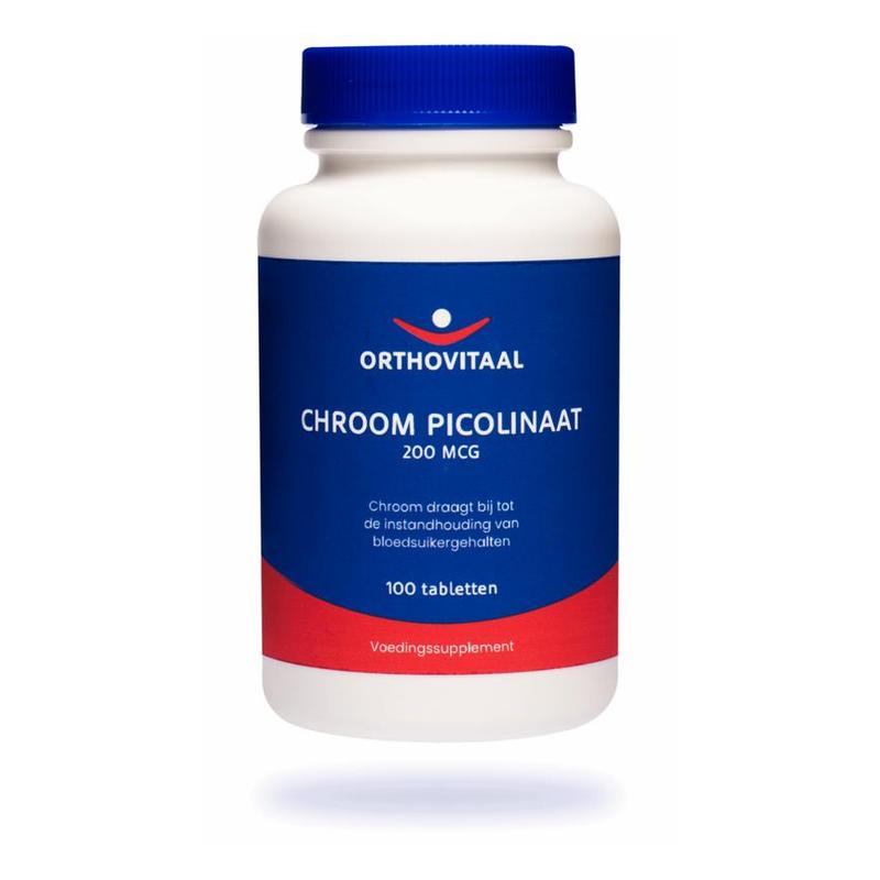 Orthovitaal Orthovitaal Chroom Picolinaat 200mcg - 100tb