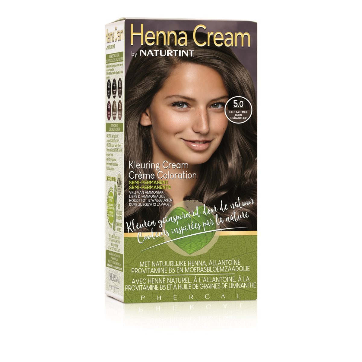 Naturtint Naturtint Henna Cream 5.0 Licht Kastanje Bruin - 110ml