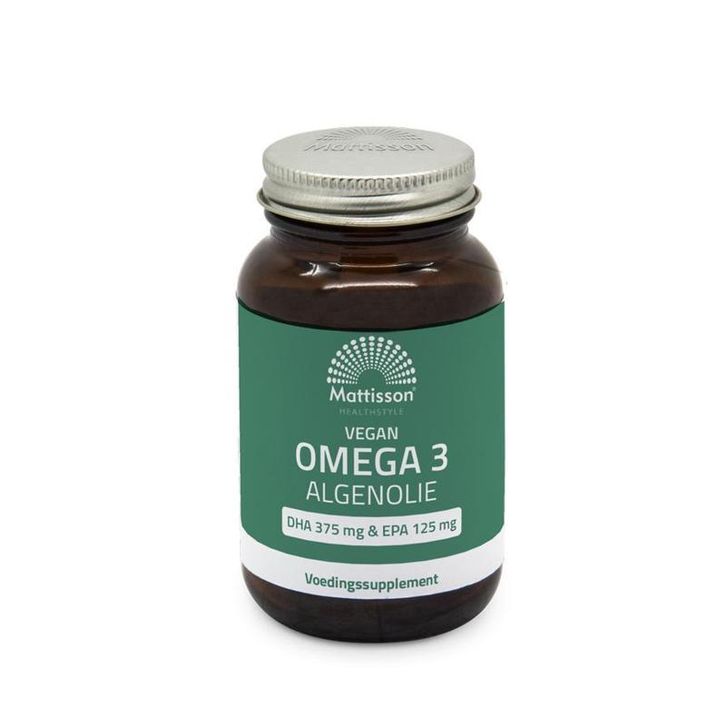 Mattisson Mattisson Veg Omega3 Algolie DHA375/EPA125mg 60cap - 60sft