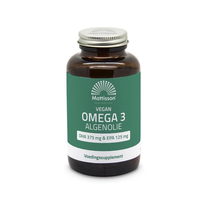 Mattisson Mattisson Veg Omega3 Algolie DHA375EPA125mg 120cap - 120vcp
