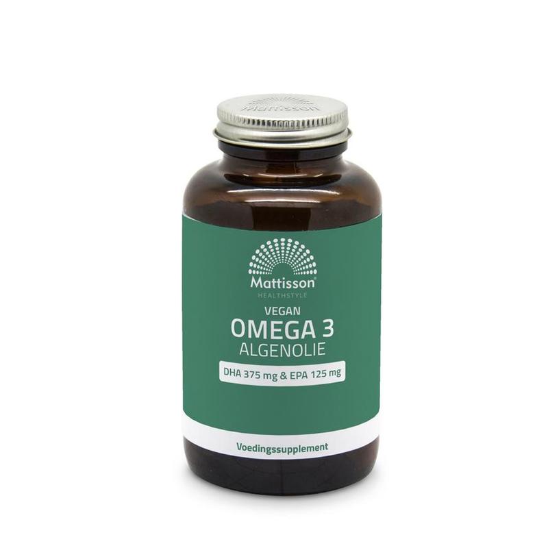 Mattisson Mattisson Veg Omega3 Algolie DHA375EPA125mg 180cap - 180sft
