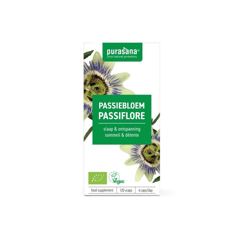 Purasana PURASANA Passiebloem extract 125 mg 120 Vcaps BIO - 120vcp