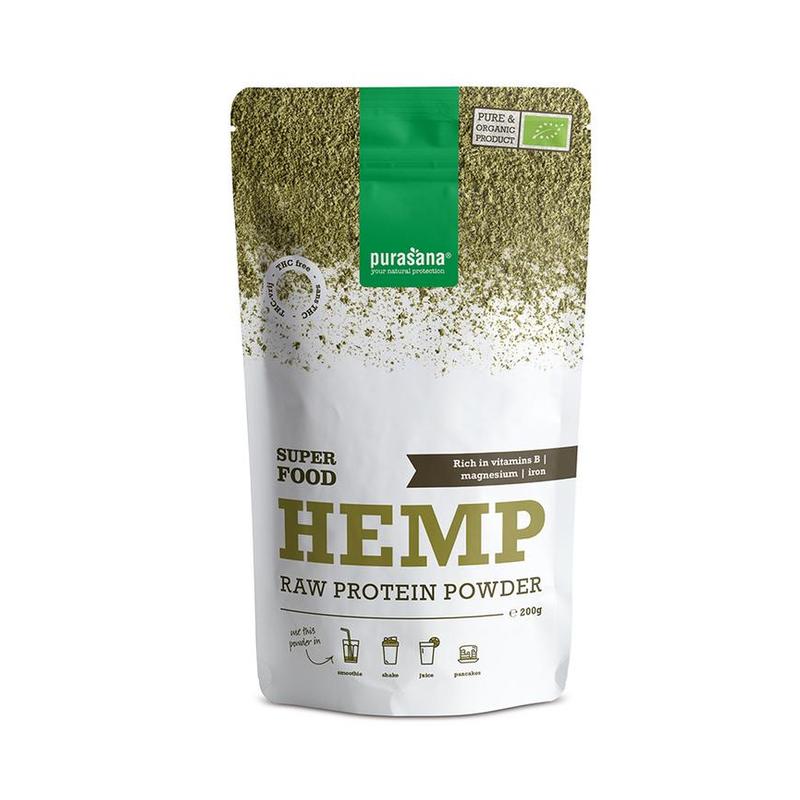 Purasana PURASANA Hennep proteïnepoeder 200 g BIO - 200gr