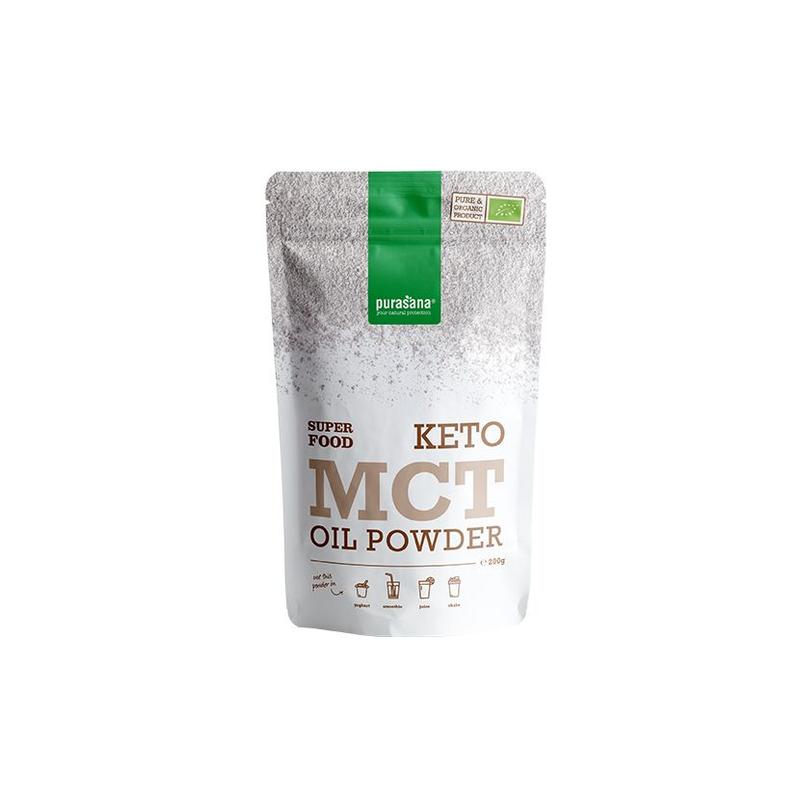 Purasana PURASANA MCT olie poeder 200 g BIO - 200gr