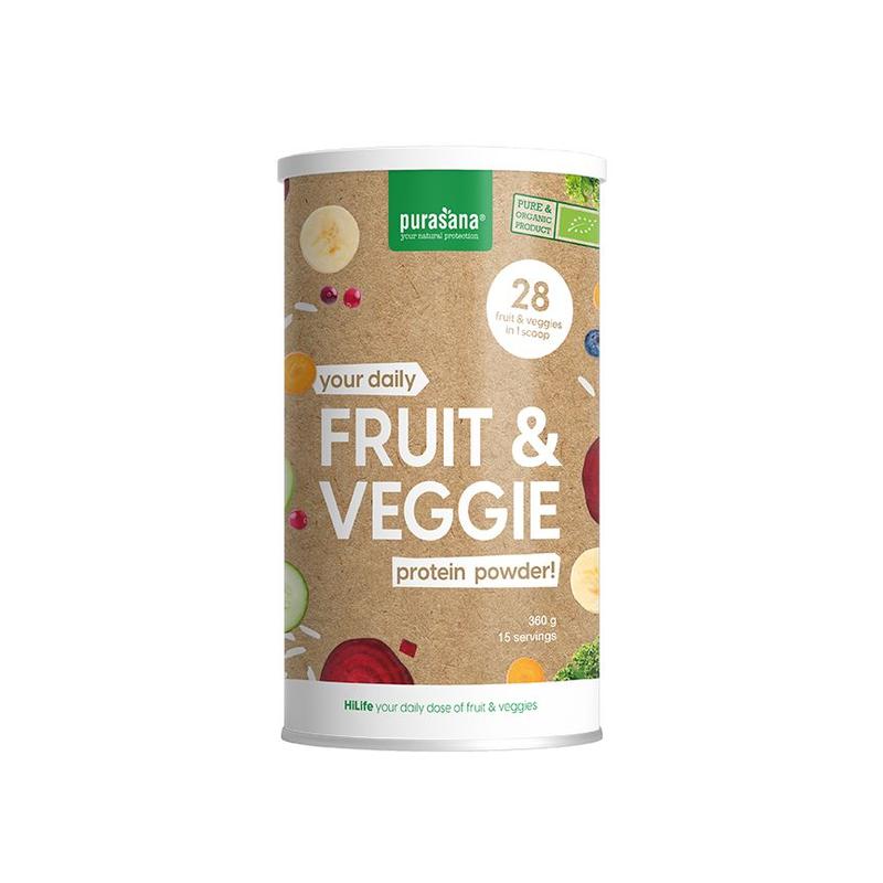 Purasana PURASANA Fruit&Veggie protein 360 g BIO - 360
