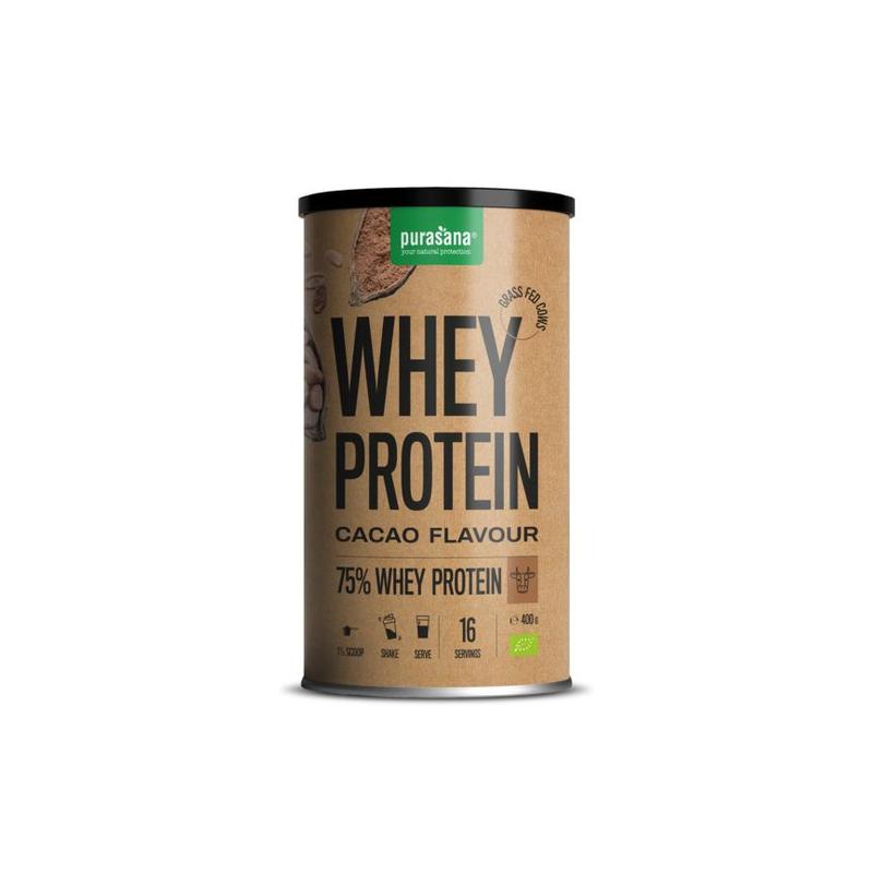 Purasana PURASANA Whey proteine 65% cacao 400 g BIO - 400gr