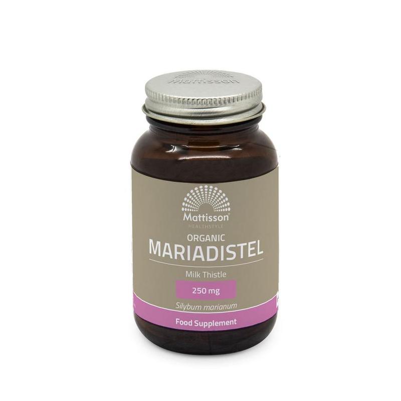 Mattisson Mattisson Org Mariadistel 250mg - 120 caps - 120vcp