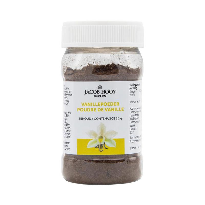 Jacob hooy Jacob Hooy VANILLE POEDER 30GR - 30gr