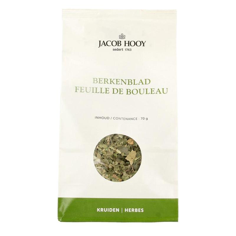 Jacob hooy Jacob Hooy BERKENBLAD 70GRAM - 70gr