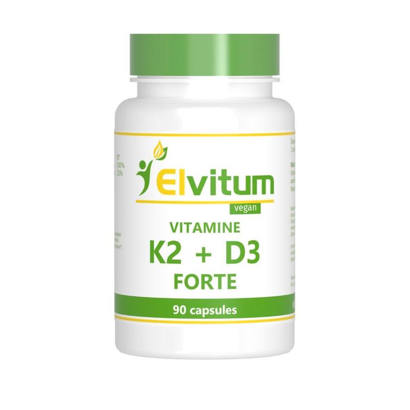 Elvitum Elvitum Vitamine K2 & D3 forte - 90vcp