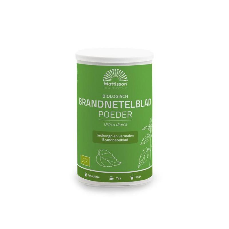 Mattisson Mattisson Bio Brandnetelblad Poeder Raw 200g - 200gr