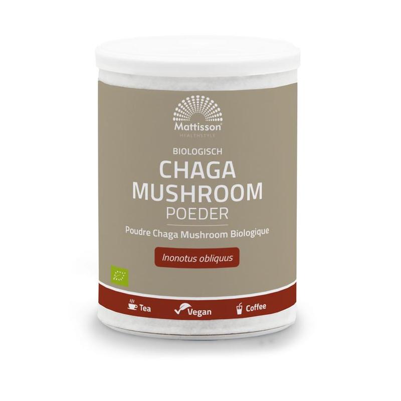 Mattisson Mattisson Bio Chaga Mushroom Poeder - 100gr
