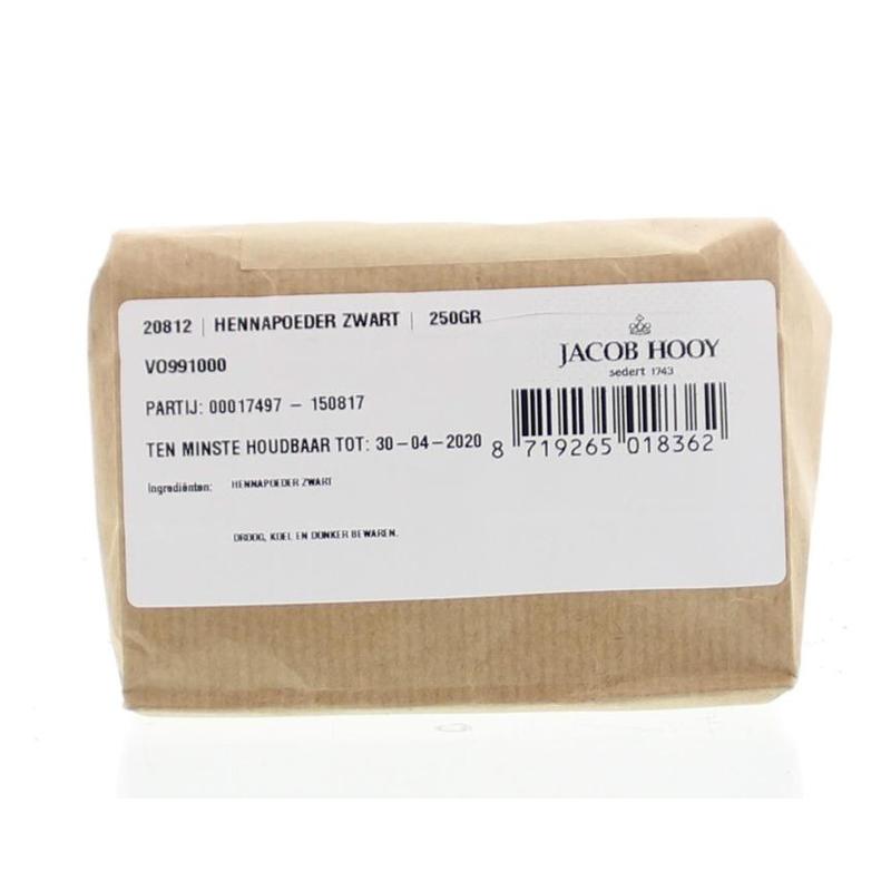 Jacob hooy jacob Hooy HENNAPOEDER ZWART - 250gr