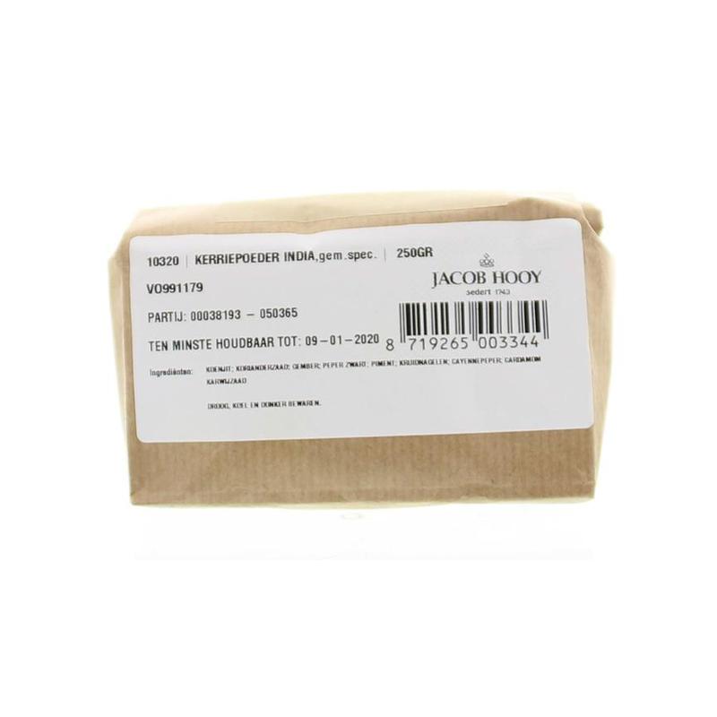 Jacob hooy jacob Hooy KERRIEPOEDER INDIA - 250gr