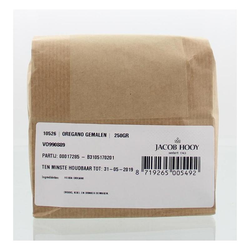 Jacob hooy jacob Hooy OREGANO GEMALEN - 250gr