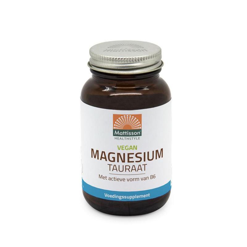 Mattisson Mattisson Veg Magnesium Tauraat 750mg - 60 vcaps. - 60vcp