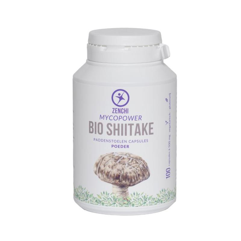 Mycopower Mycopower MP BIO Shiitake p.poeder 100 caps - 100cp