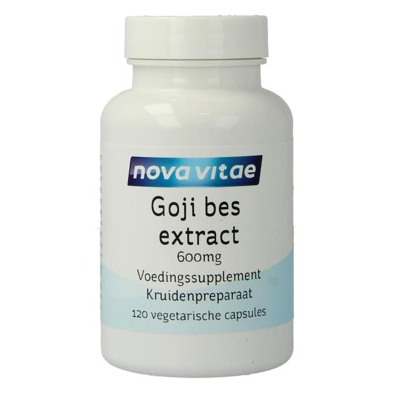 Nova vitae Nova Vitae Goji bes extract 600 mg - 120
