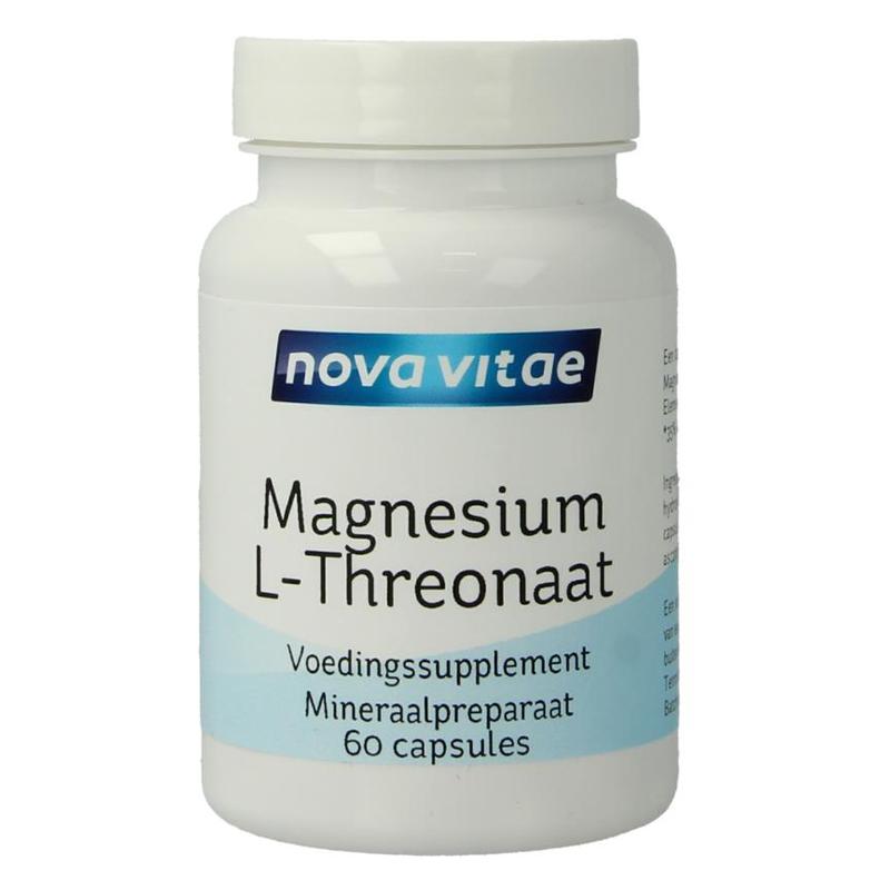 Nova vitae Nova Vitae Magnesium L-Threonaat (Magtein) - 60cp