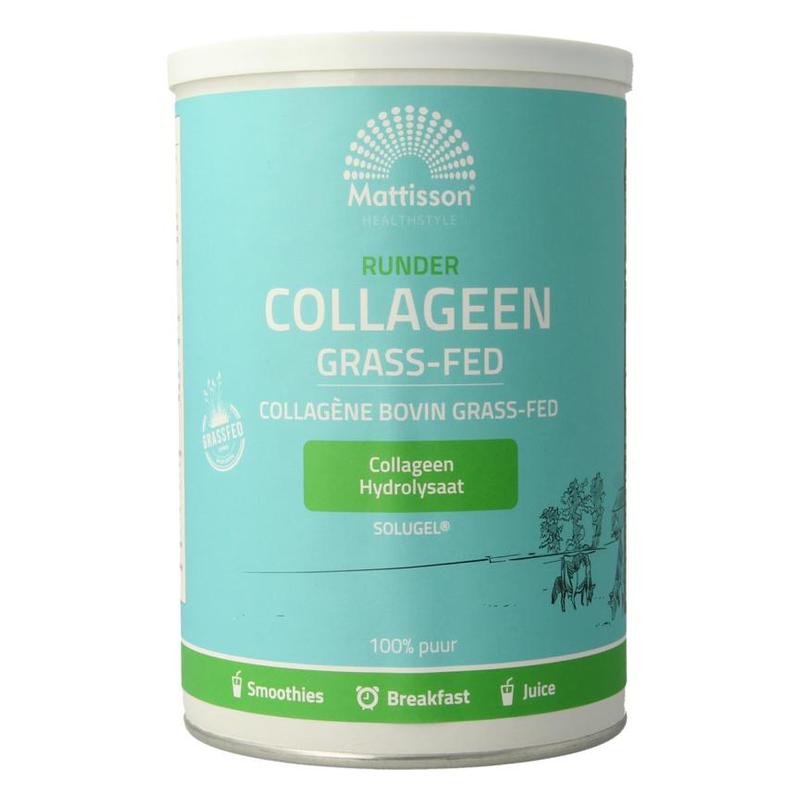 Mattisson Mattisson Runder Collageen Grass-Fed SolugelÂ® 300 - 300gr