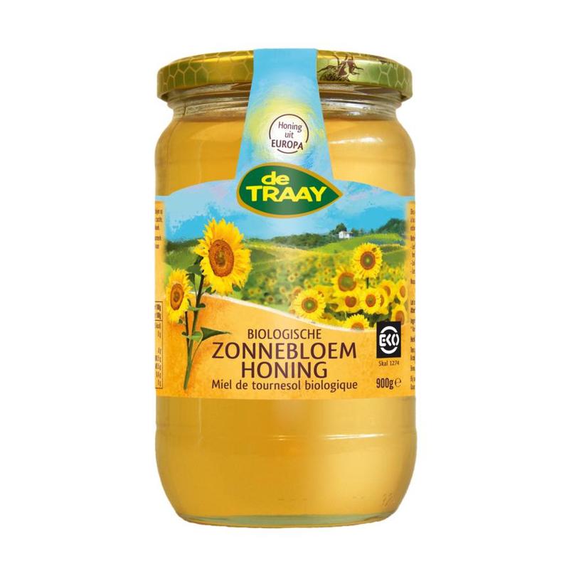 Traay honing Traay Honing ZONNEBLOEM HONING  EKO 900G - 900gr