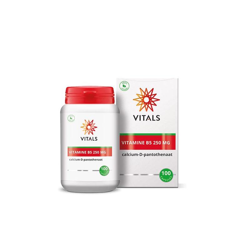 Vitals Vitals Vitamine B5 250mg calcium-D-pantothenaat - 100cp