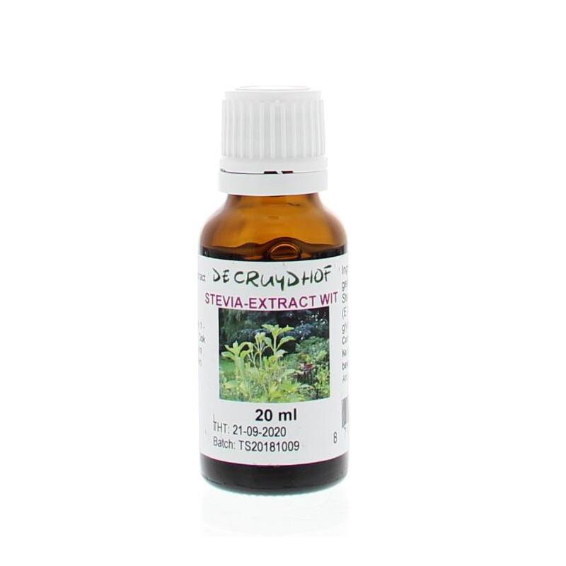 Cruydhof CRUYDHOF Stevia extract wit - 20ml