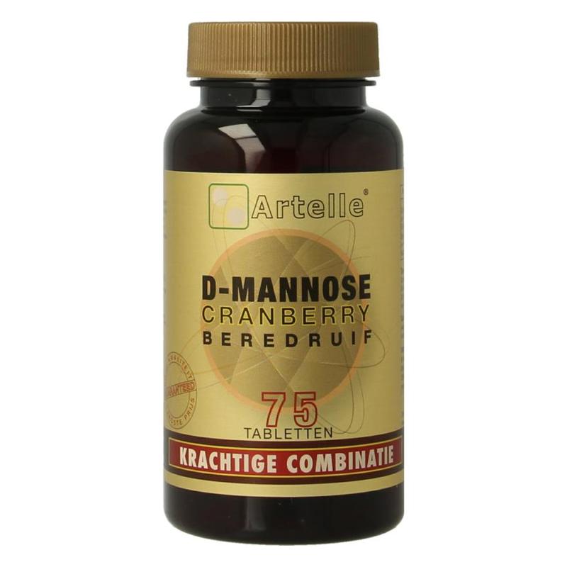 Artelle Artelle D-Mannose/Cranberry/Beredruif 75 - 75tb