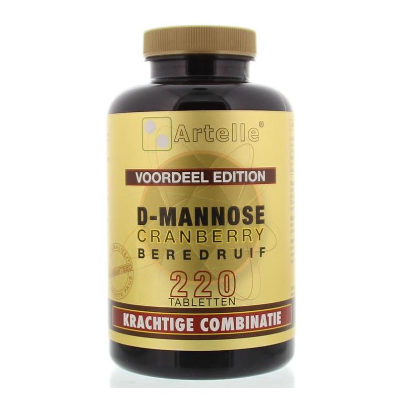 Artelle Artelle D-Mannose/Cranberry/Beredruif - 220tb