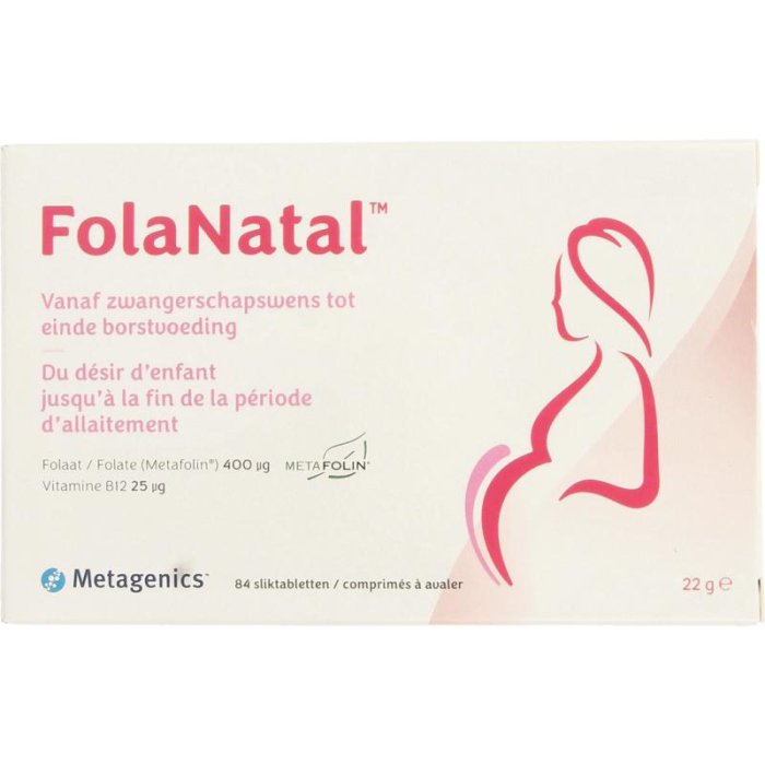 Metagenics Metagenics FolaNatal NF 84TABL - 84tb