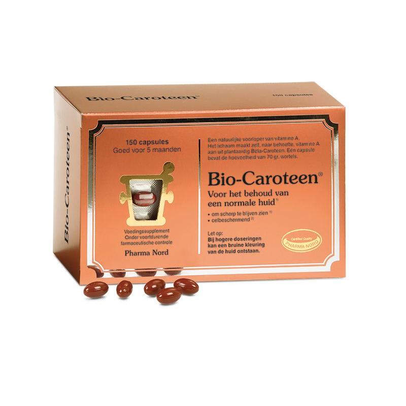 Pharma nord Pharma Nord Bio-Caroteen voor behoud normale huid - 150cp