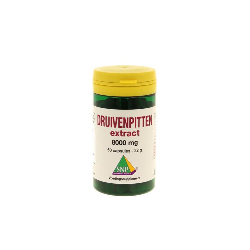 Snp SNP Druivenpitten zaad extract 8000 mg - 60cp