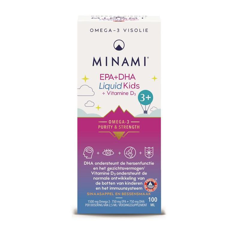 Minami Minami EPA + DHA Liquid Kids + Vitamine D3 - 100ml