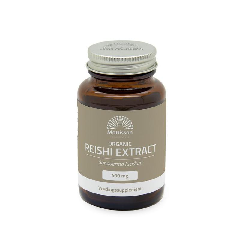 Mattisson Mattisson Reishi Extract 400mg Ganoderma Luc Bio - 60cp