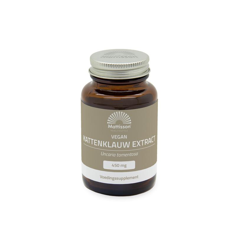 Mattisson Mattisson Kattenklauw Extract 450mg - 60vcp